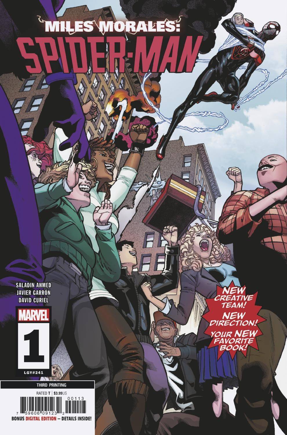 Miles Morales: Spider-Man #1 3rd Printing Garron Variant (2019)
