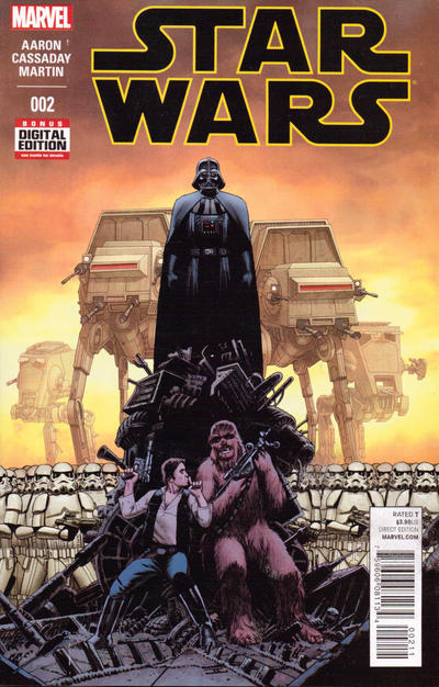 Star Wars #2 [John Cassaday Standard Cover]-Near Mint (9.2 - 9.8)
