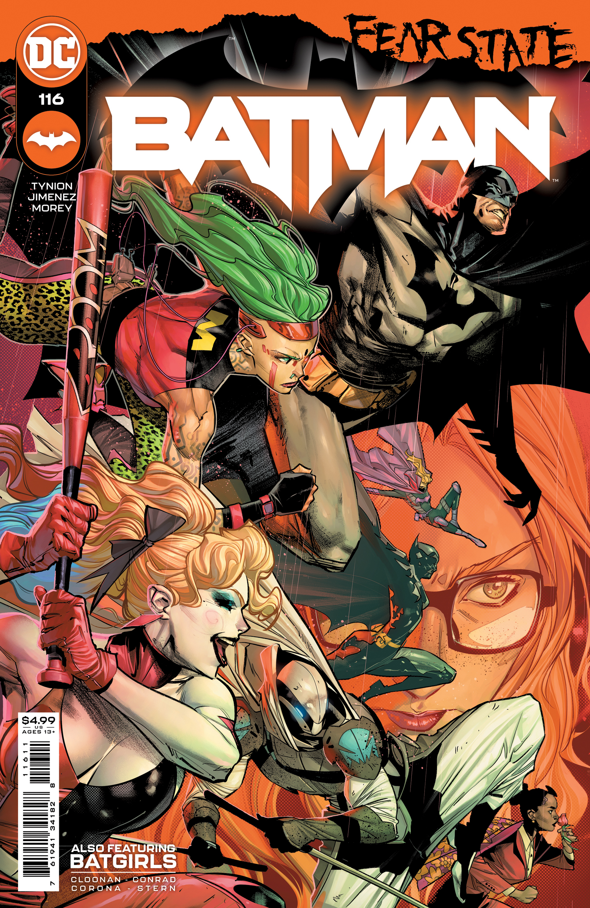 Batman #116 Cover A Jorge Jimenez (Fear State) (2016)
