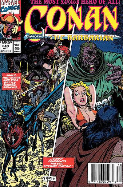 Conan The Barbarian #249 [Newsstand]-Very Good (3.5 – 5)