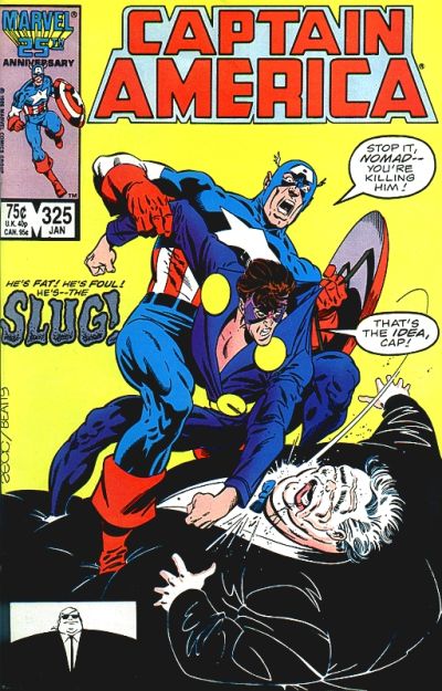 Captain America #325 [Direct]-Fine (5.5 – 7)