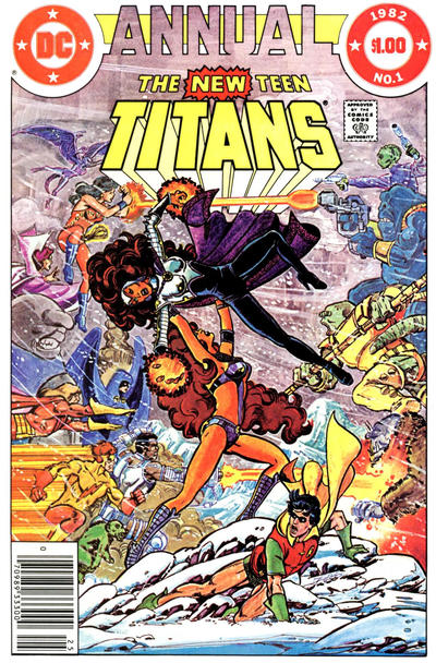 The New Teen Titans Annual #1 [Newsstand]-Fine