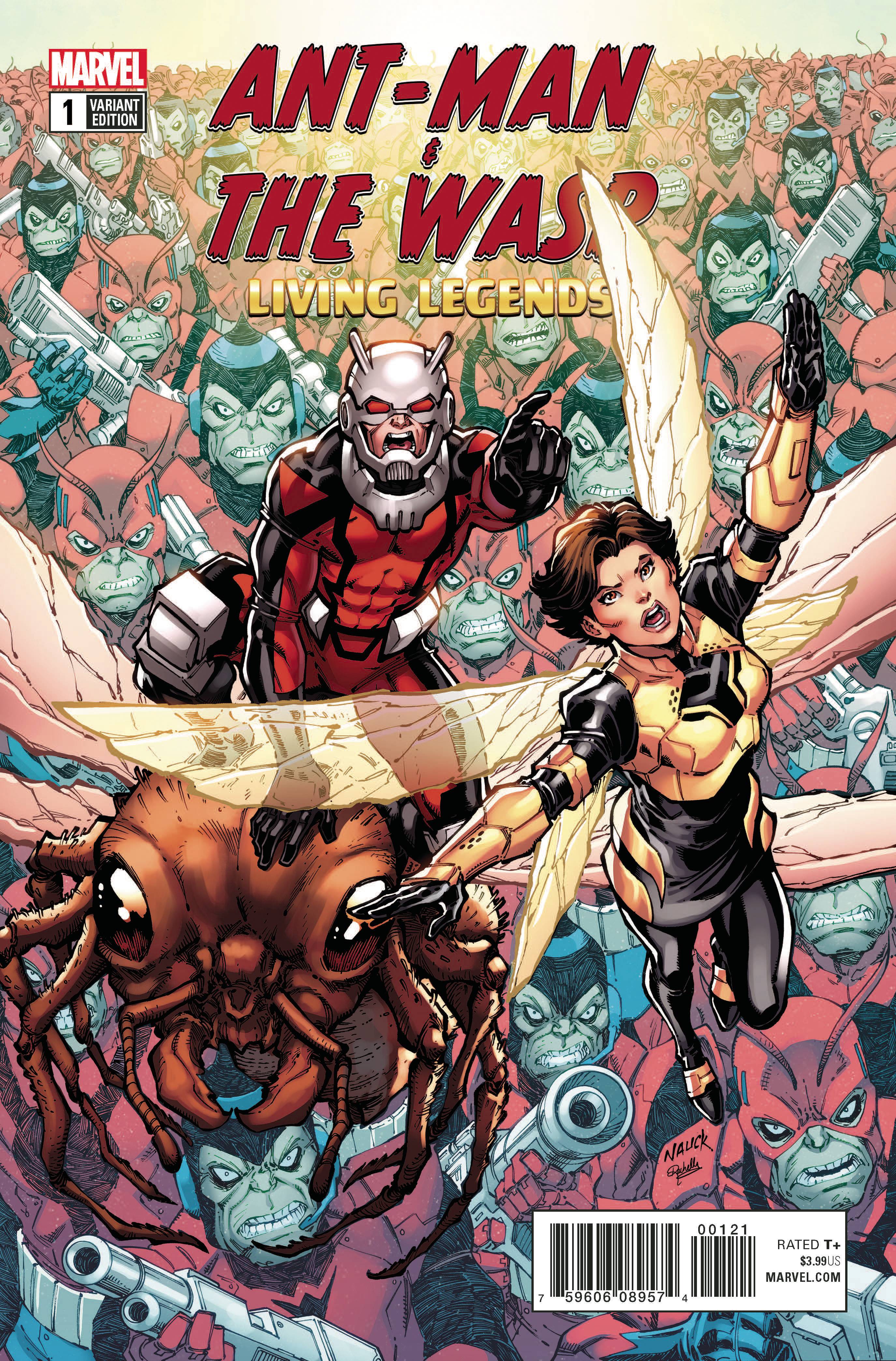 Ant-Man And Wasp Living Legends #1 Nauck Variant