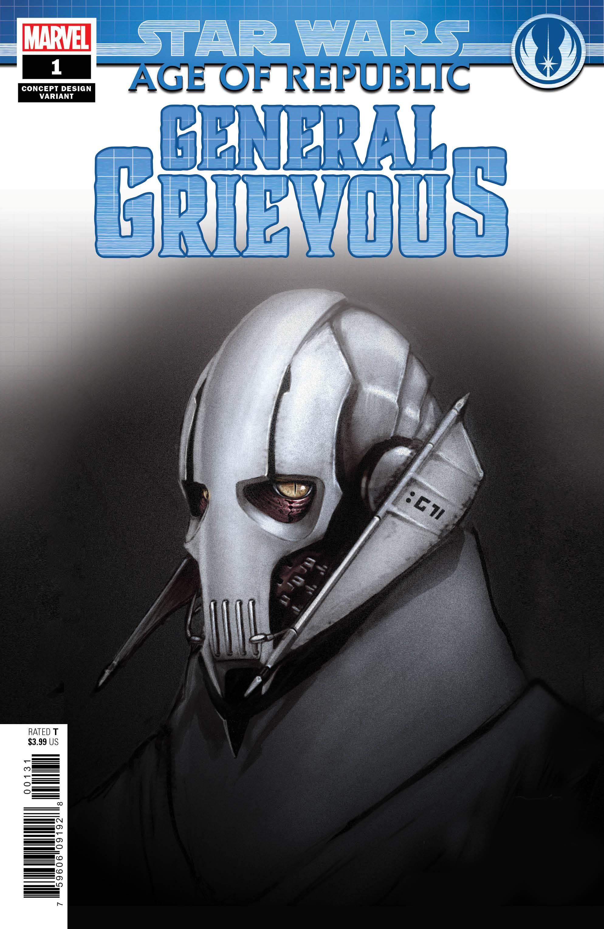 Star Wars Age of Republic General Grievous #1 Concept Variant