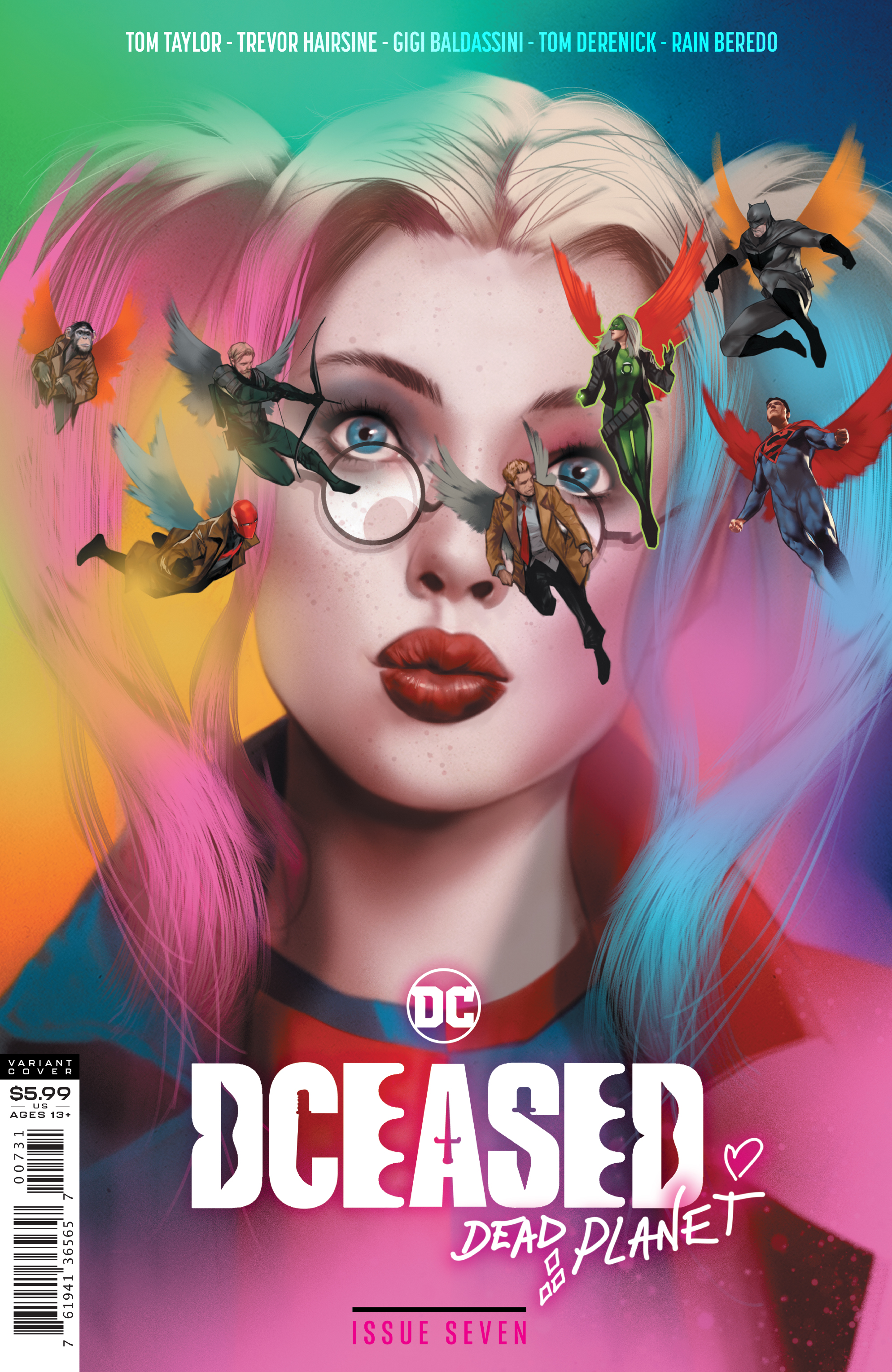 DCeased Dead Planet #7 Cover C Ben Oliver Movie Homage Card Stock Variant (Of 7)