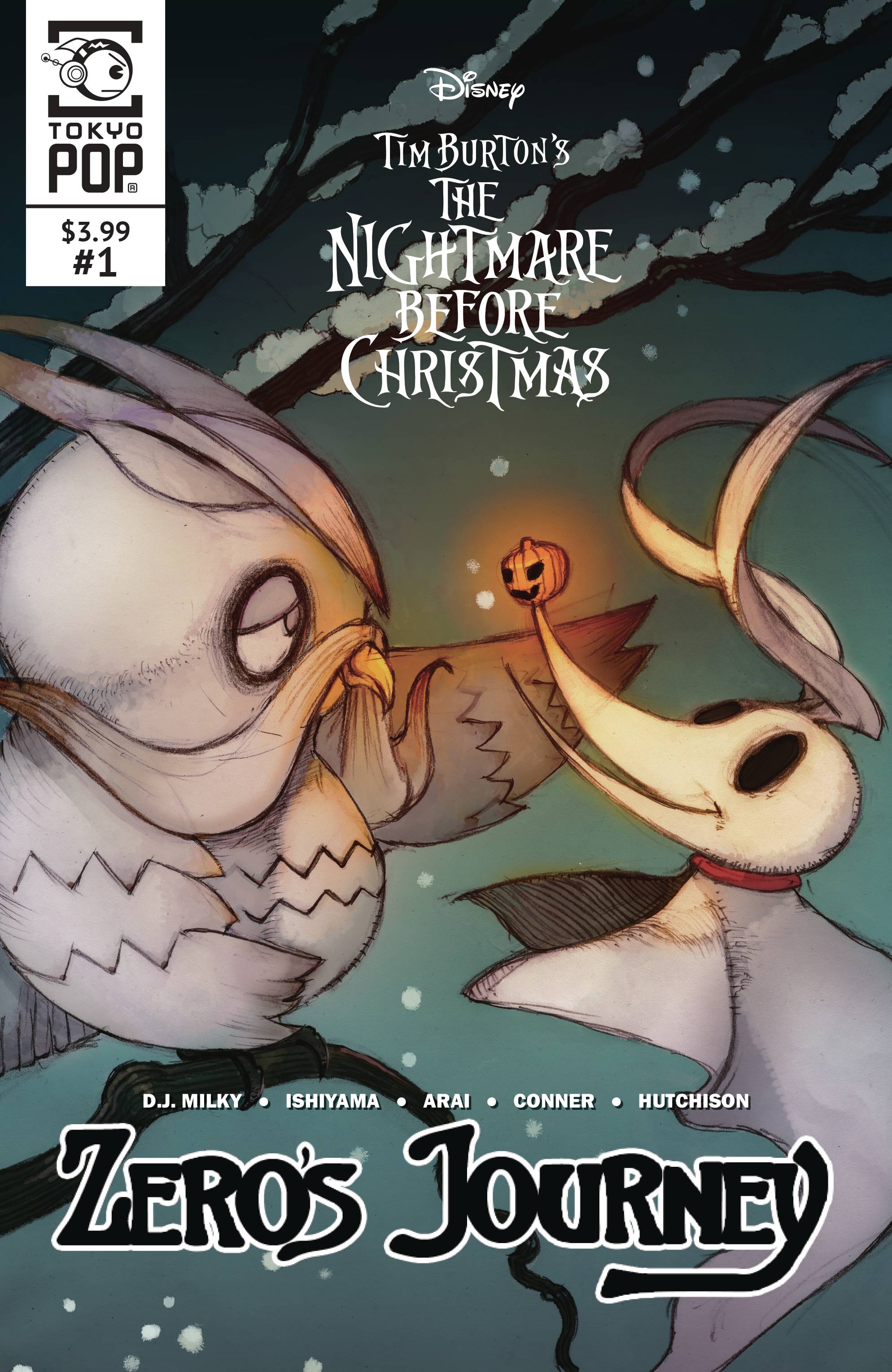 Nightmare Before Chirstmas Zeros Journey #1 Cover A