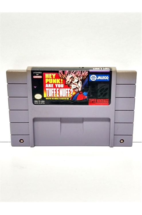 Super Nintendo Snes Hey Punk! Are You Tuff E Nuff? Cartridge Only (Good)