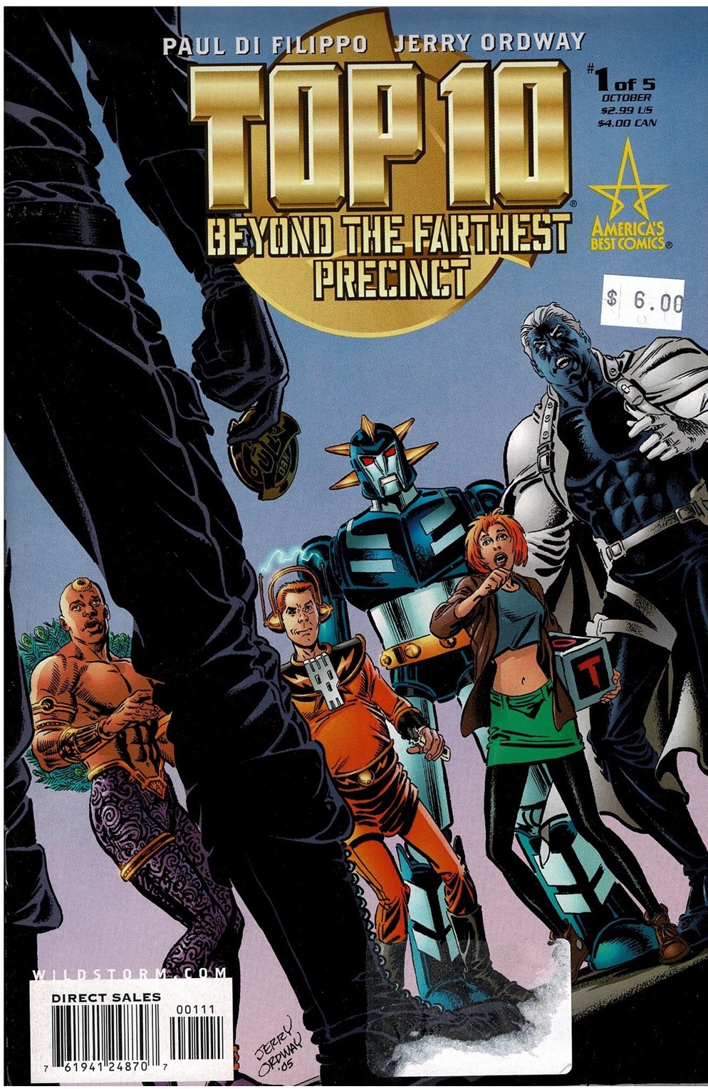 Top 10: Beyond The Farthest Precinct #1-5  Comic Pack