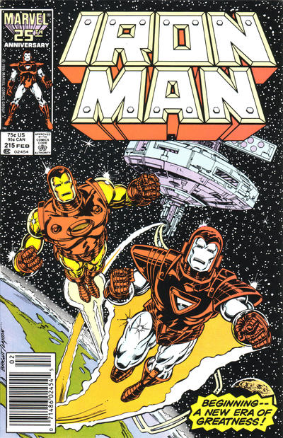 Iron Man #215 [Newsstand] - Vf 8.0