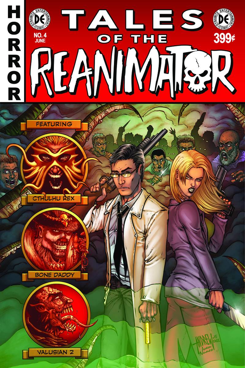 Reanimator #4 Cover B 1 for 10 Mangum Black & White Incentive