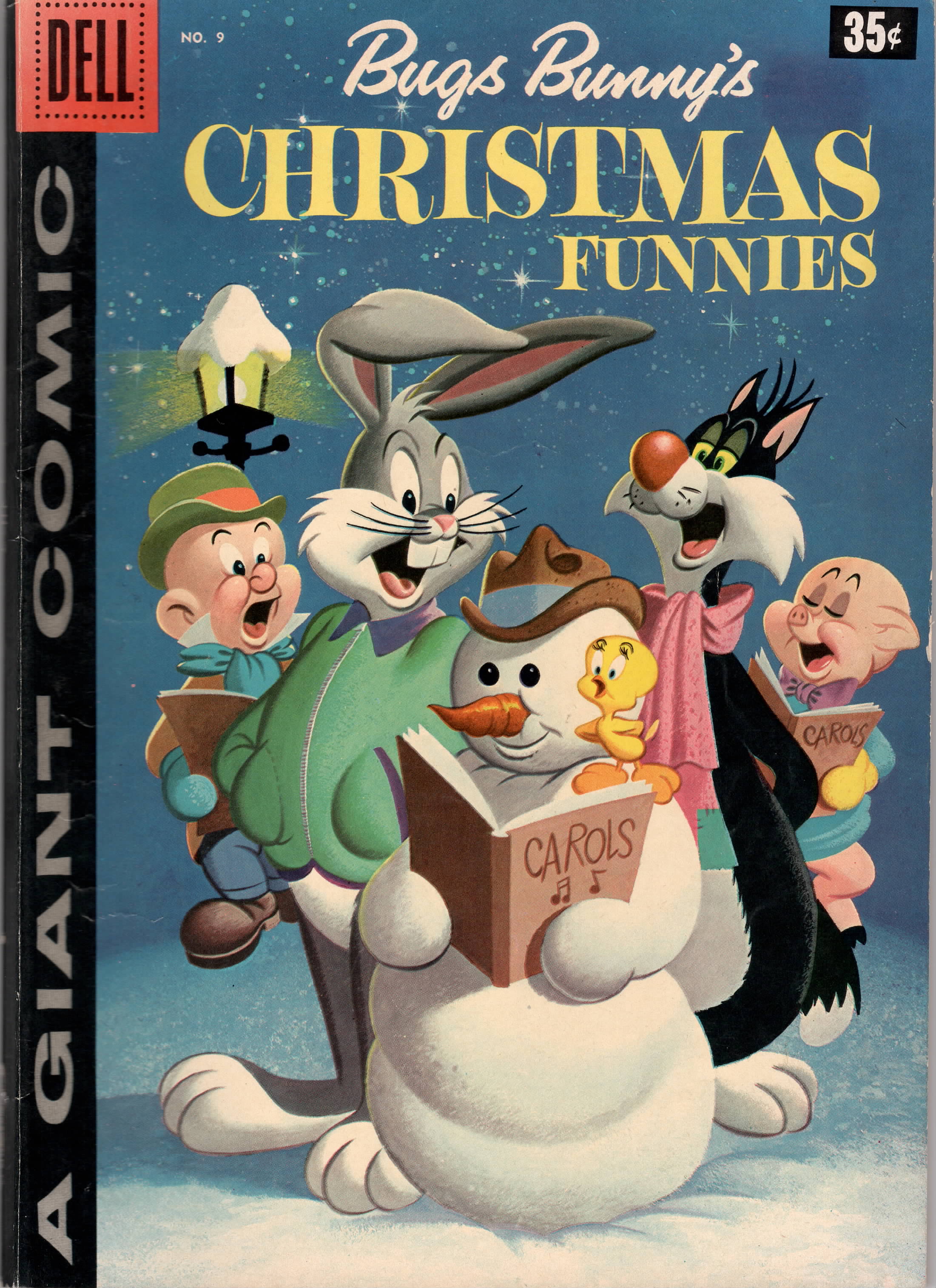 Dell Giant: Bugs Bunny's Christmas Funnies #9