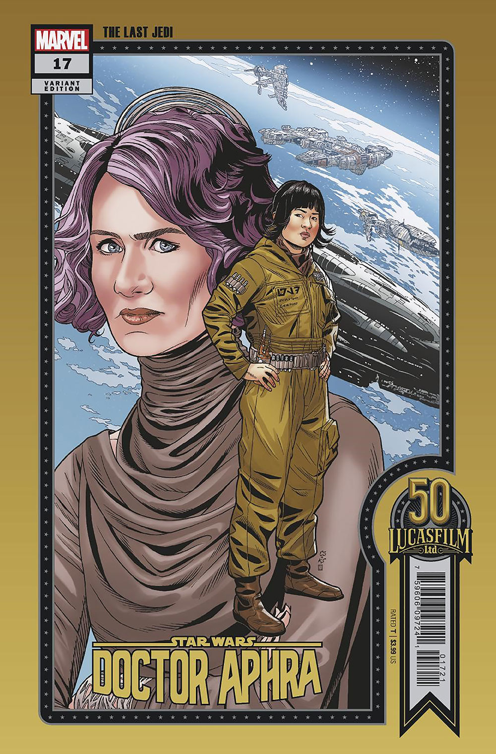 Star Wars: Doctor Aphra #17 Sprouse Lucasfilm 50th Variant (2020)