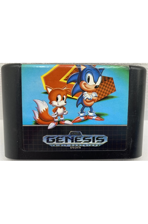 Sega Genesis Sonic The Hedgehog 2 - Cartridge Only - Pre-Owned