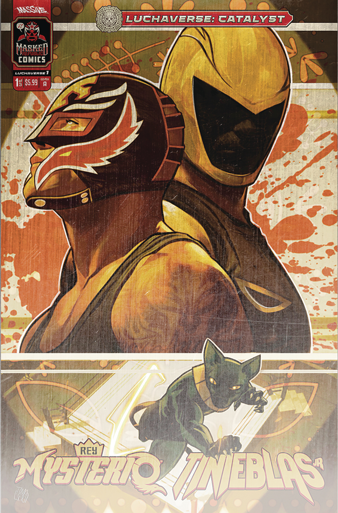 Luchaverse Catalyst #1 Cover J Tomaselli Metal Variant (Mature) (Of 3)