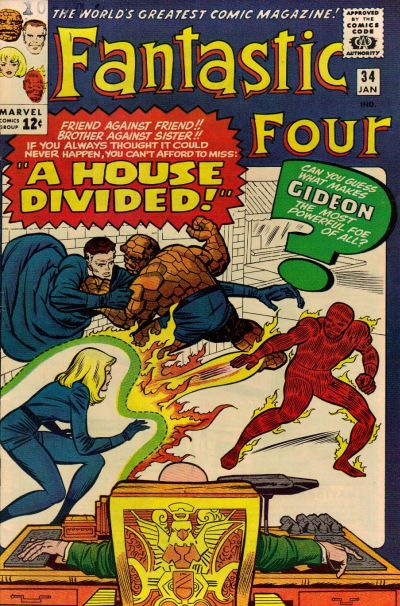 Fantastic Four #34 (1961)- Vg 4.0