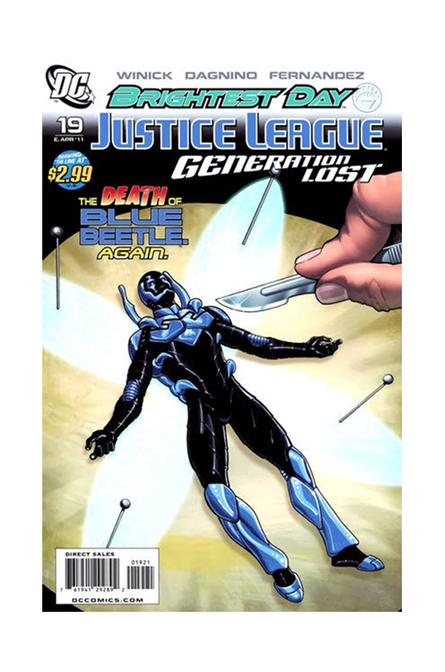 Justice League Generation Lost #19 Variant Edition (Brightest Day)