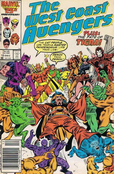 West Coast Avengers #15 [Newsstand]