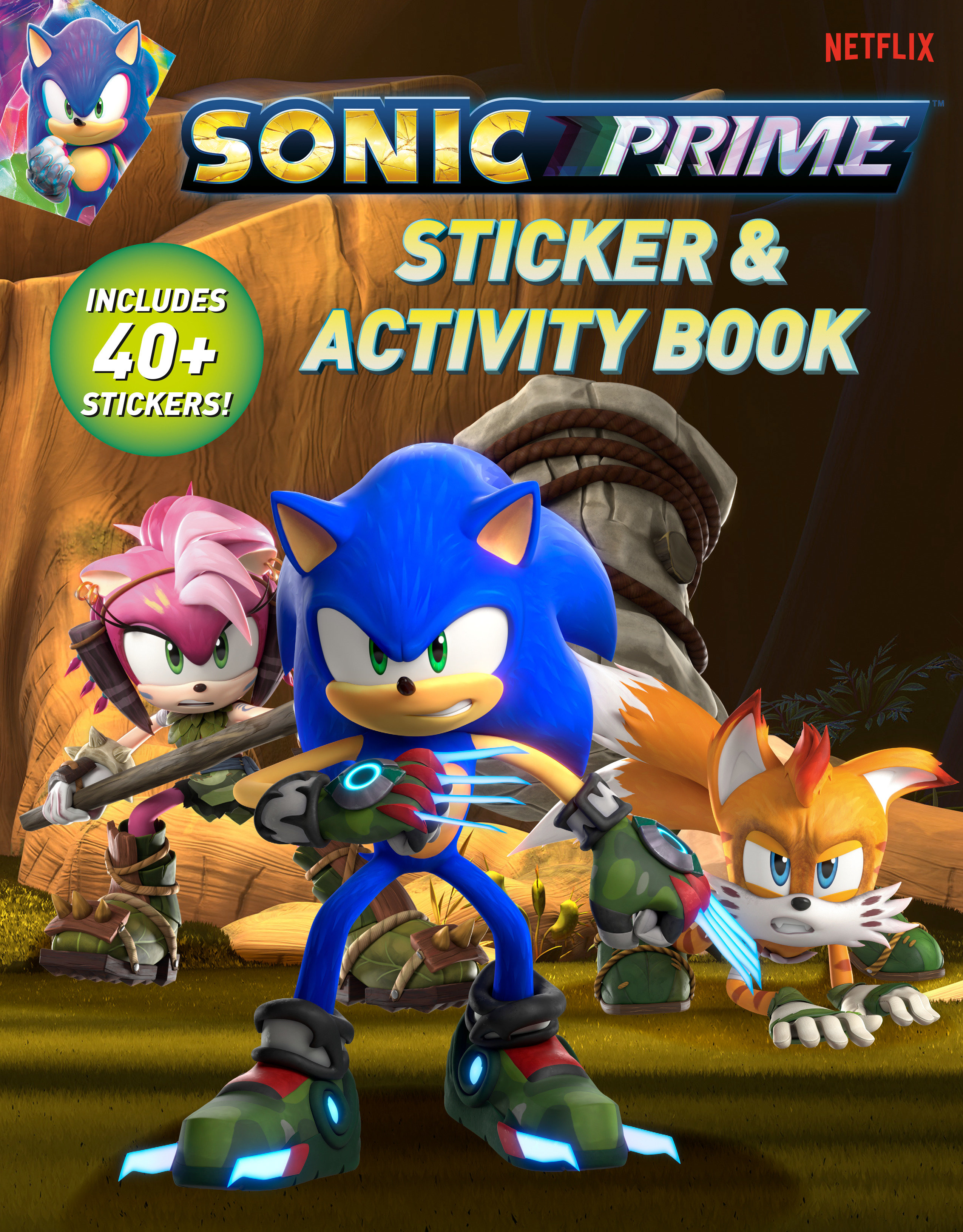 Sonic Prime Activity Book Volume 2 Sonic Prime Sticker & Activity Book
