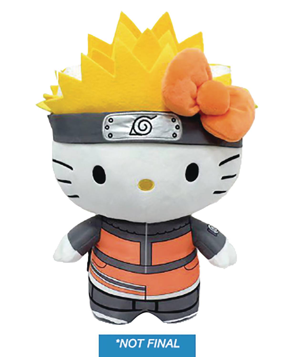Naruto X Hello Kitty 13 Inch Plush Naruto