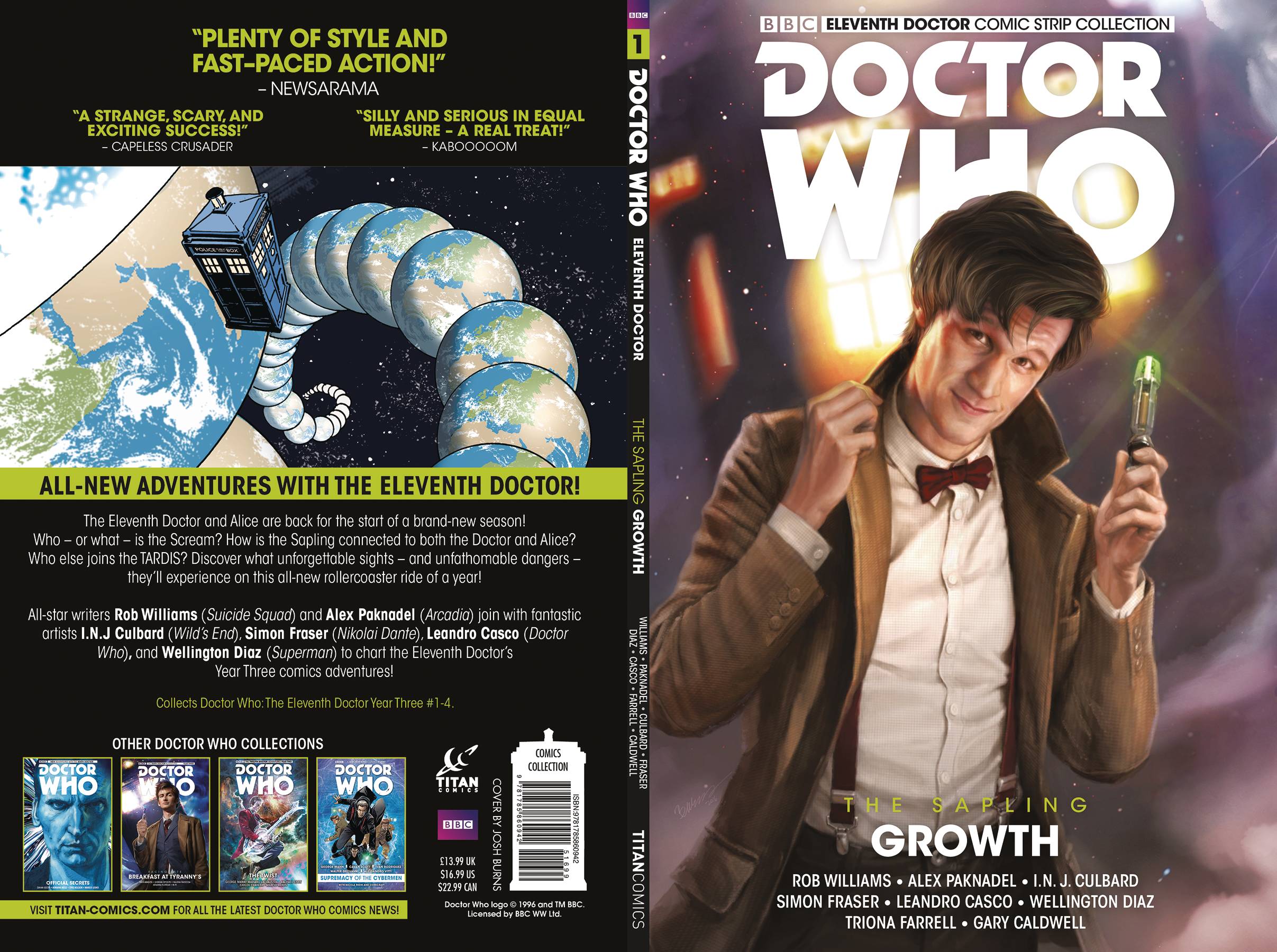 Doctor Who 11th Doctor Sapling Graphic Novel Volume 1 Growth
