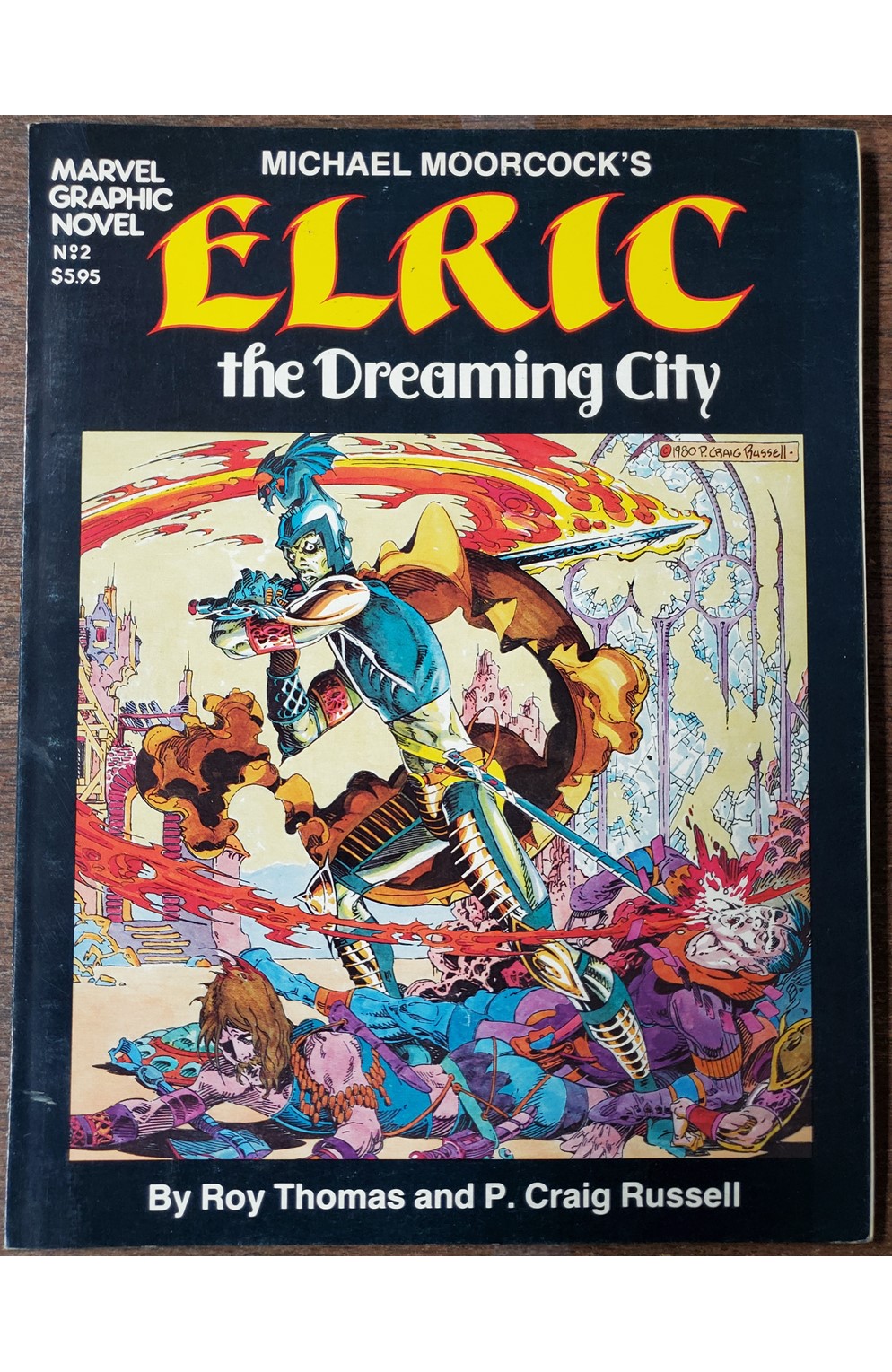 Elric The Dreaming City Graphic Novel (Marvel 1981) 1st Print