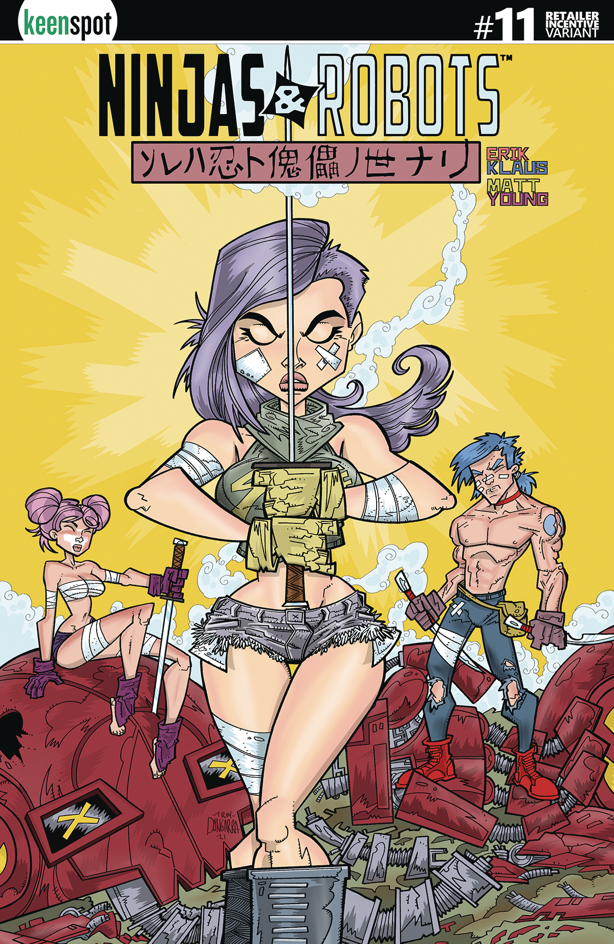Ninjas & Robots #11 Cover D 1 for 5 Incentive Dongarra
