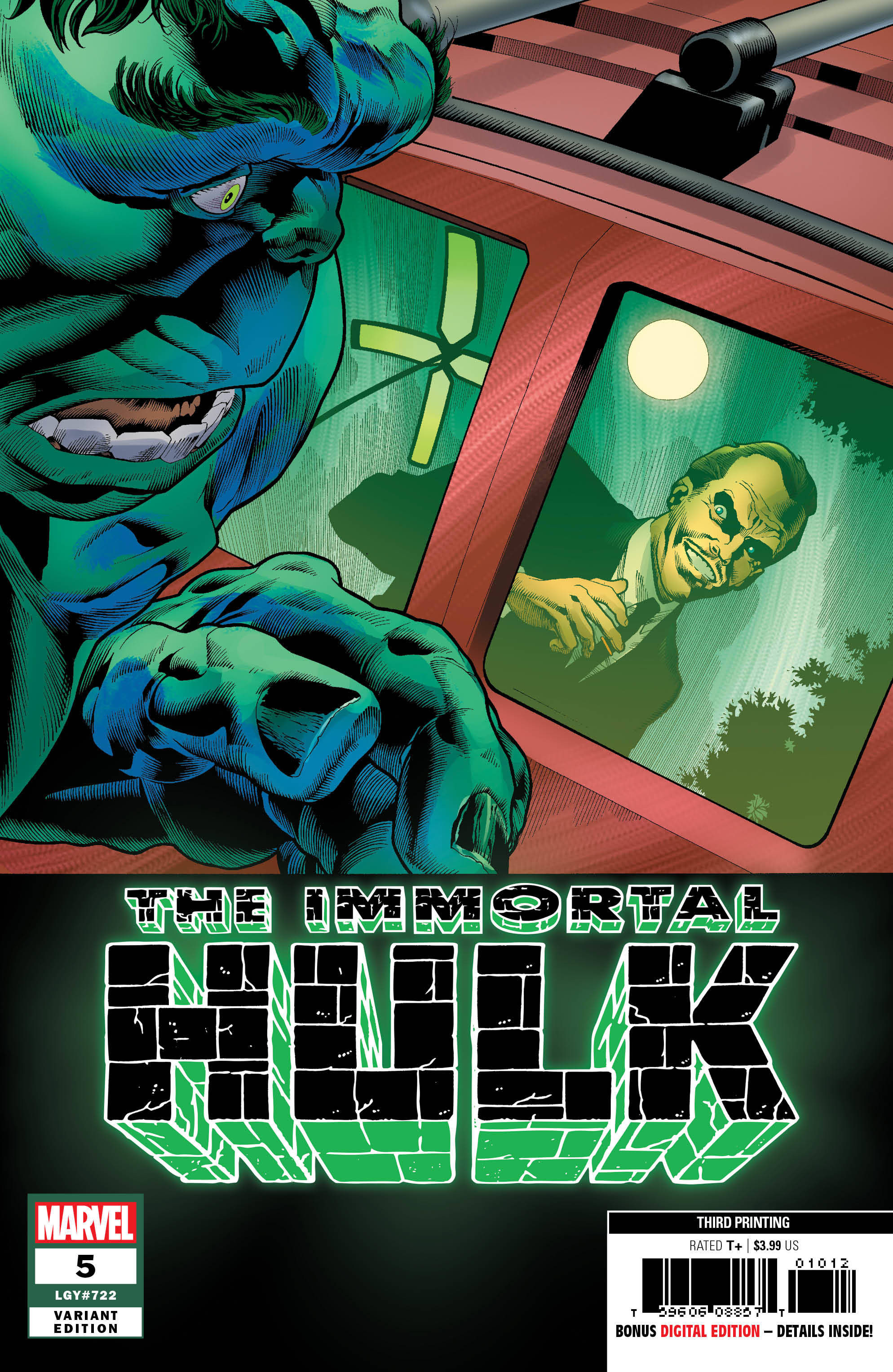 Immortal Hulk #5 3rd Printing Bennett Variant (2018)