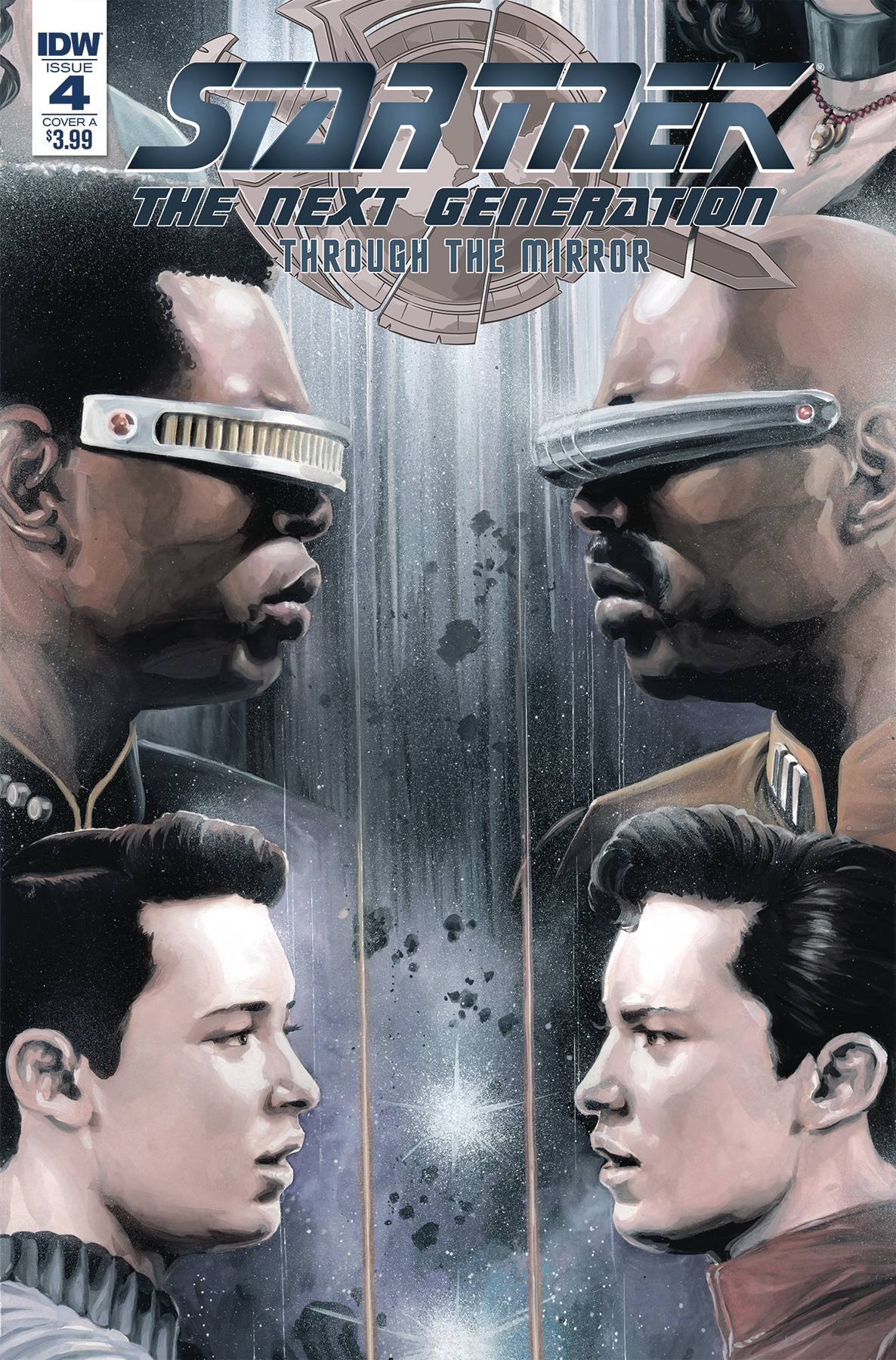 Star Trek Tng Through The Mirror #4 Cover A Woodward