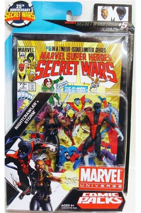 Marvel Universe Comic Packs: Secret Wars Issue #5 Nightcrawler & Storm