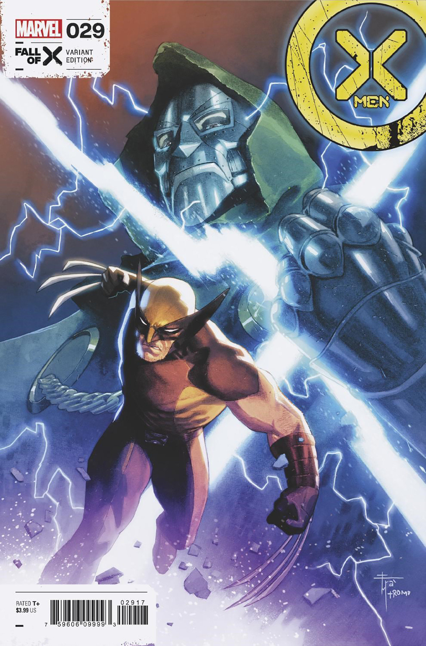 X-Men #29 Francesco Mobili Variant (Fall of X) 1 for 25 Incentive (2021)