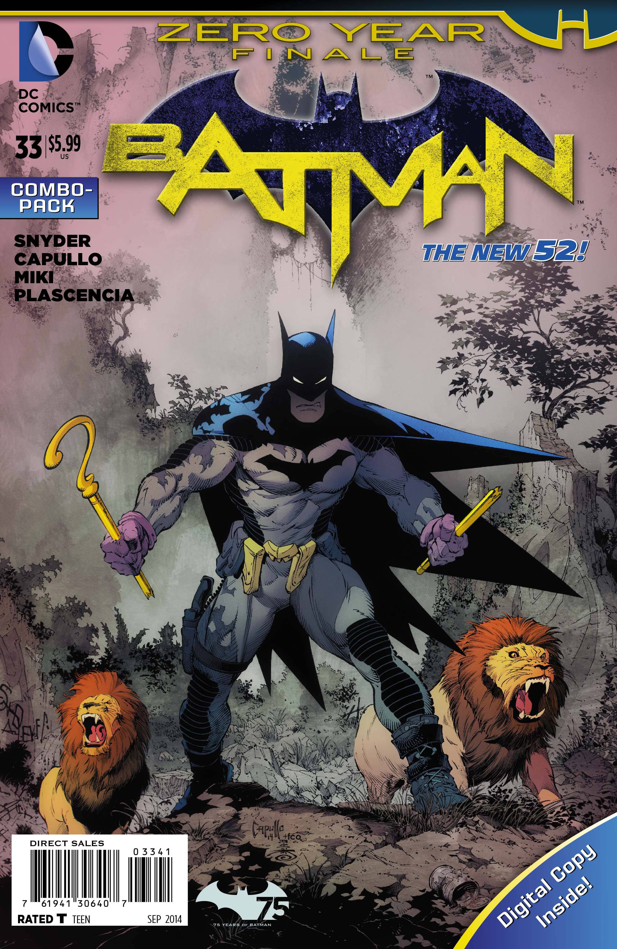 Batman #33 Combo Pack (Zero Year)