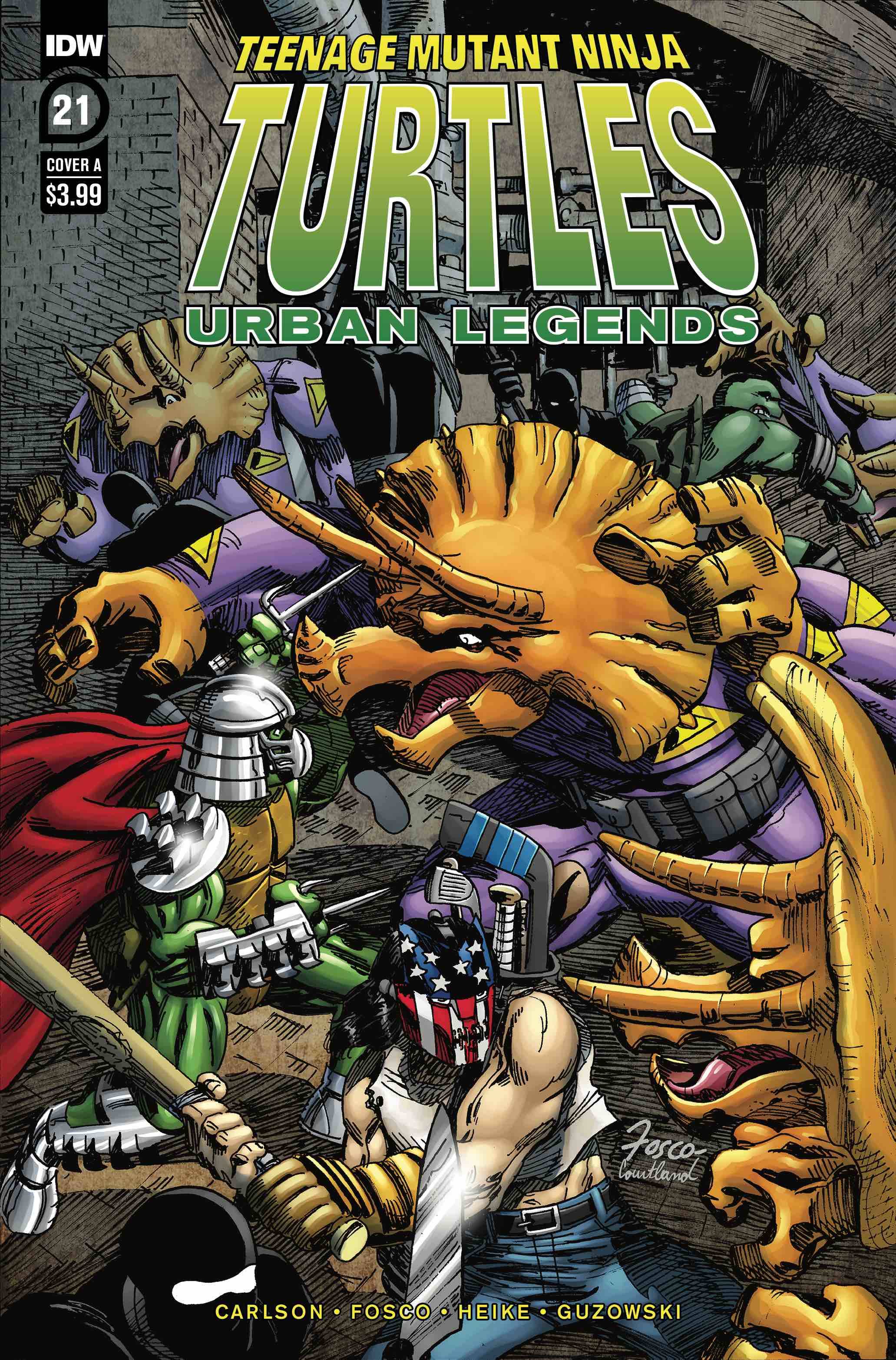 Teenage Mutant Ninja Turtles Urban Legends #21 Cover A Fosco