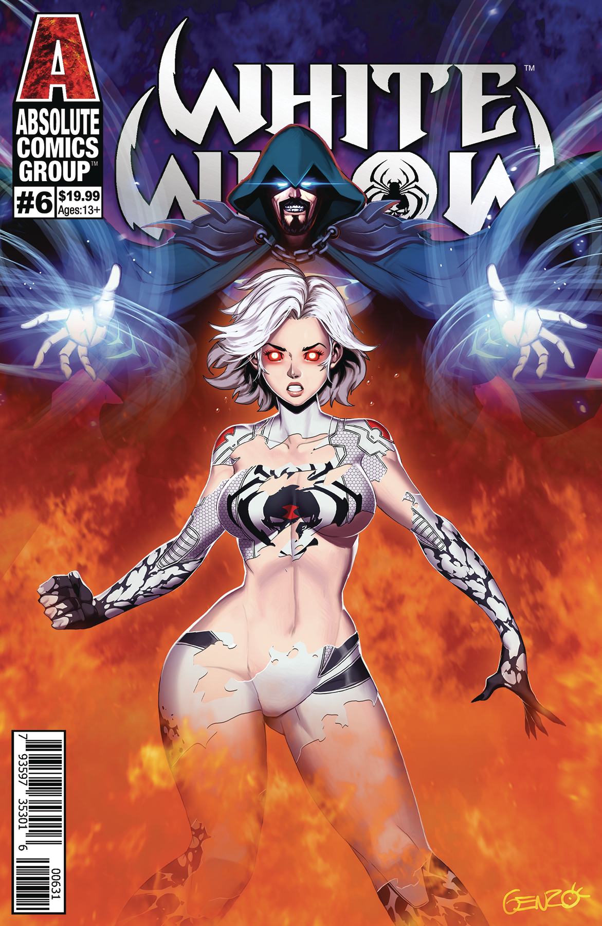 White Widow #6 Cover C Genzoman Wraparound Lenticular