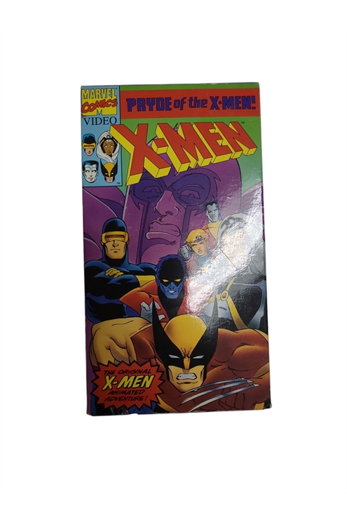 Marvel 1993 X-Men Pryde of The X-Men Vhs Tape Pre-Owned