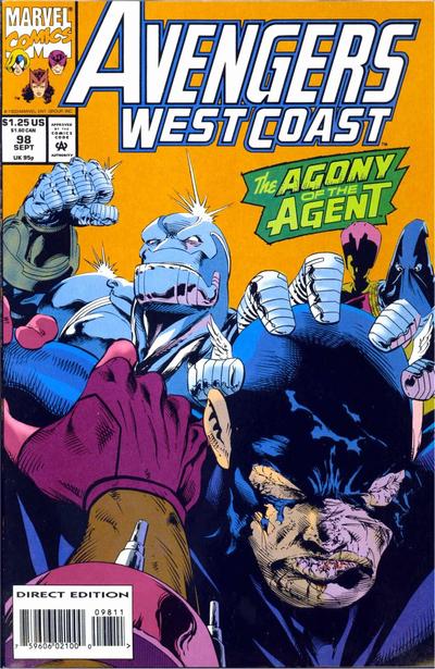 Avengers West Coast #98 [Direct Edition]-Very Good (3.5 – 5)