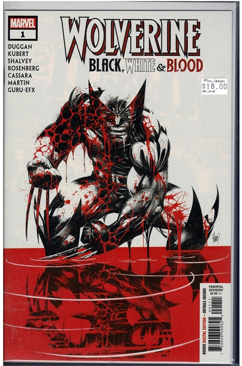Wolverine Black, White, & Red #1-4 Comic Pack Full Series!