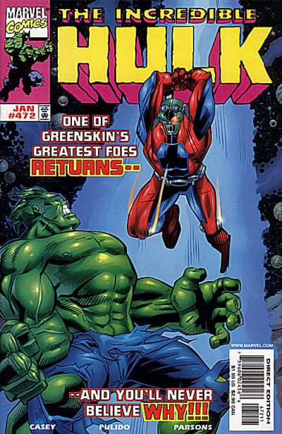 The Incredible Hulk #472 [Direct Edition] - Vf/Nm 9.0