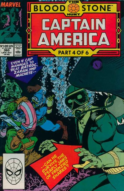 Captain America #360 [Direct] - Fn/Vf