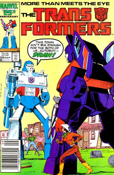 The Transformers #20 [Newsstand] - Vg-