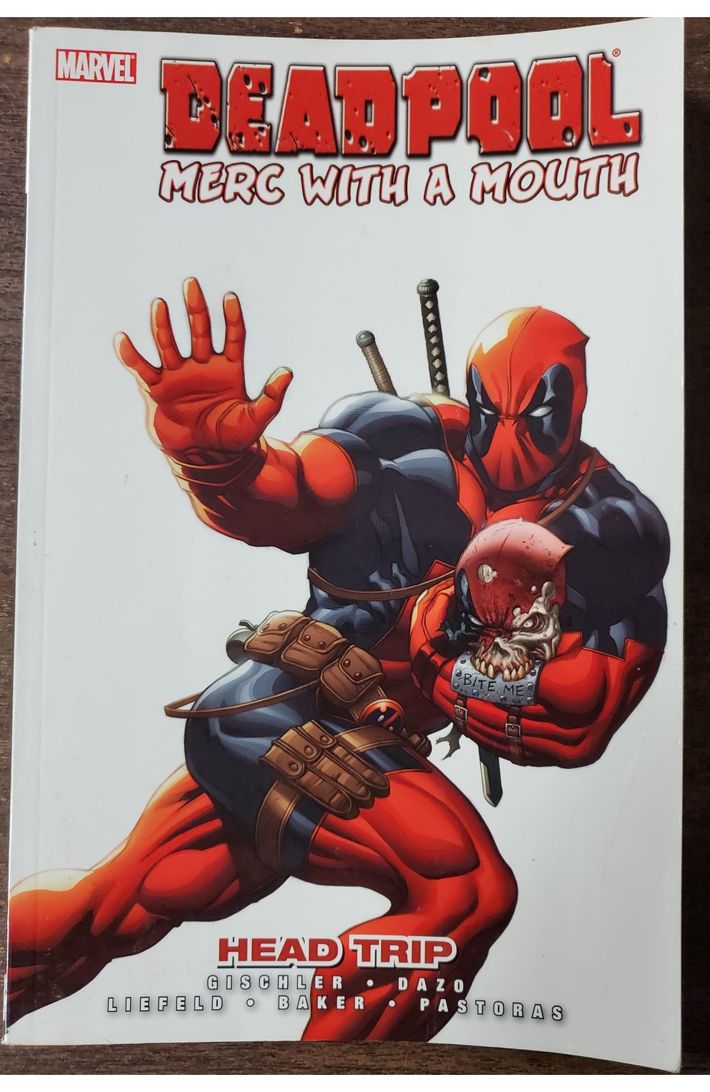 Deadpool Merc With A Mouth Head Trip Graphic Novel (Marvel 2011) Used - Acceptable