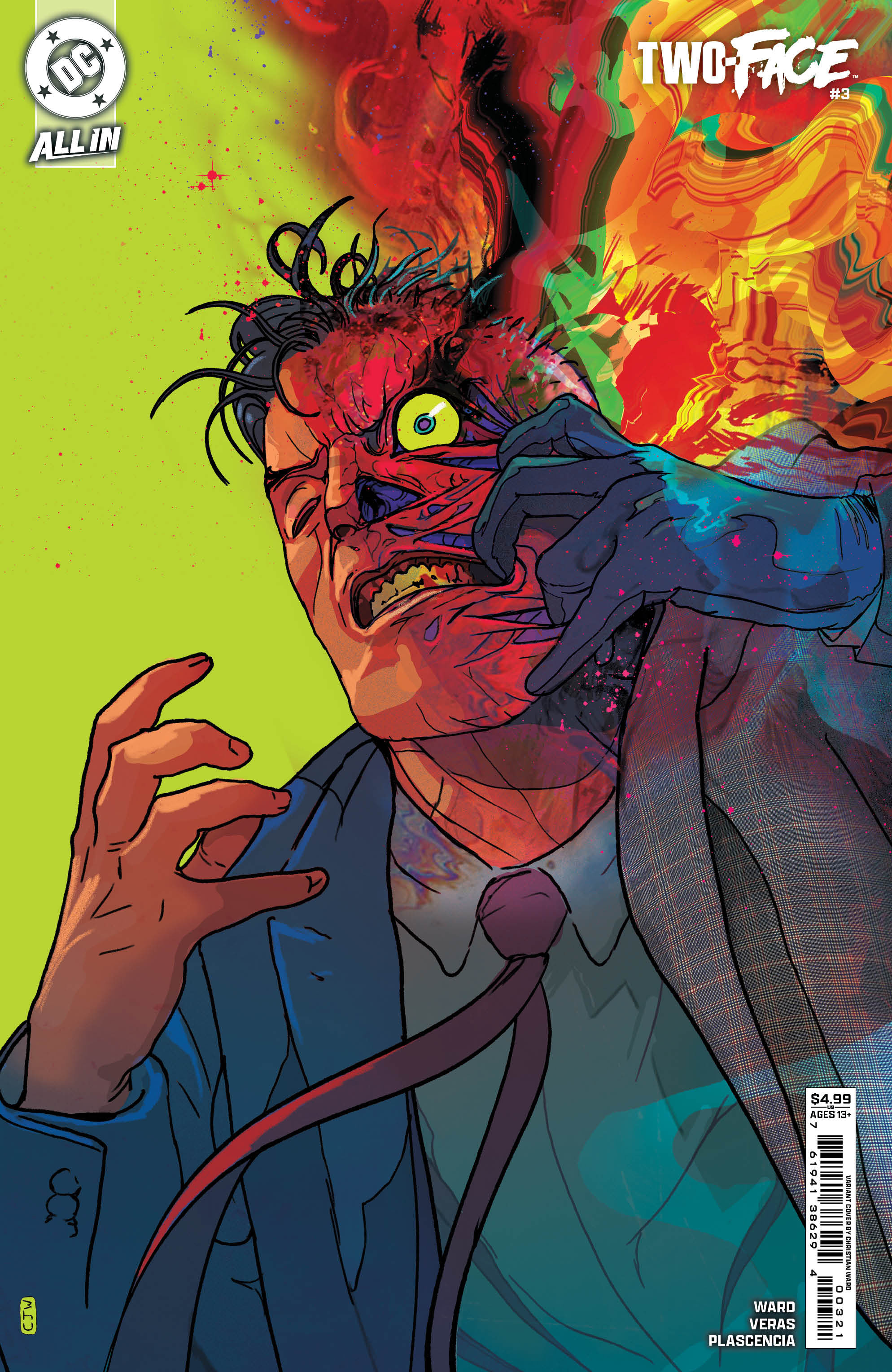 Two-Face #3 Cover B Christian Ward Card Stock Variant (Of 6)