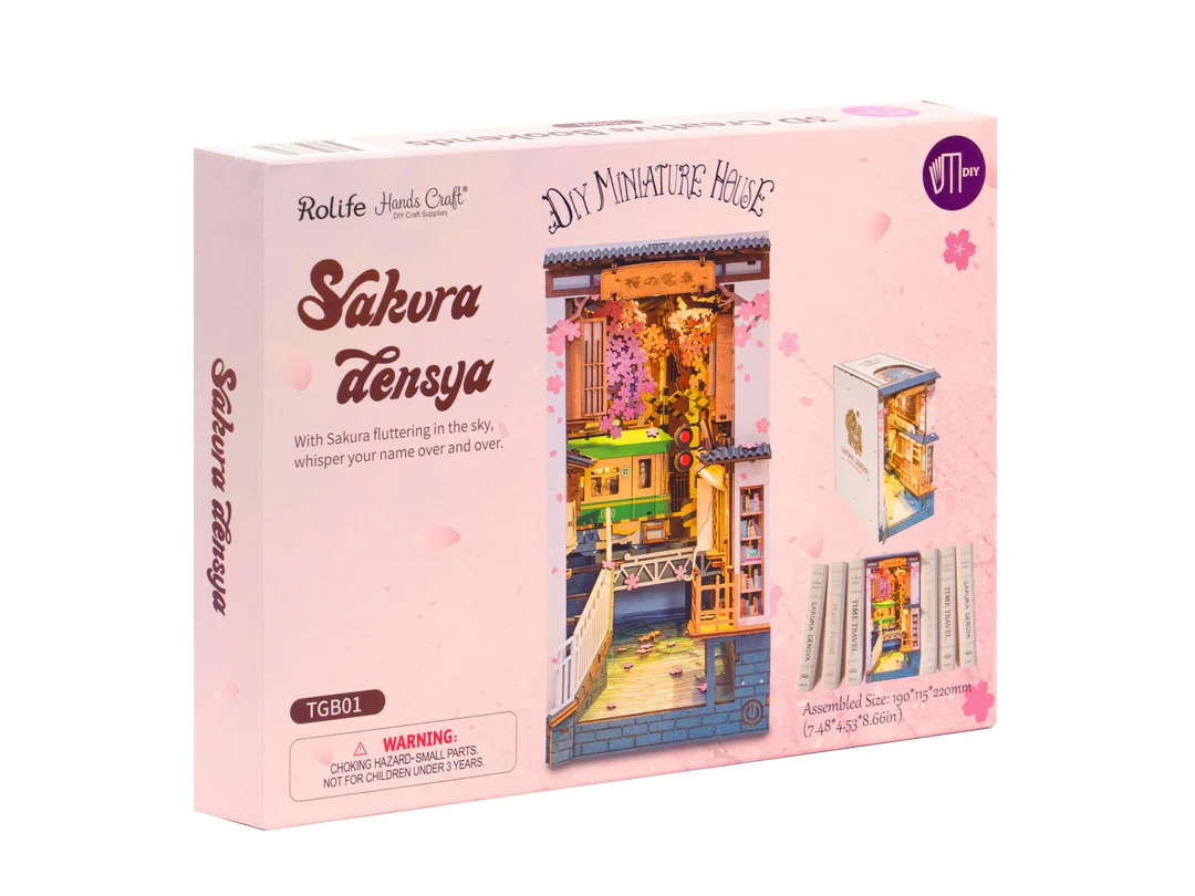 Diy Miniature House Kit: Sakura Tram