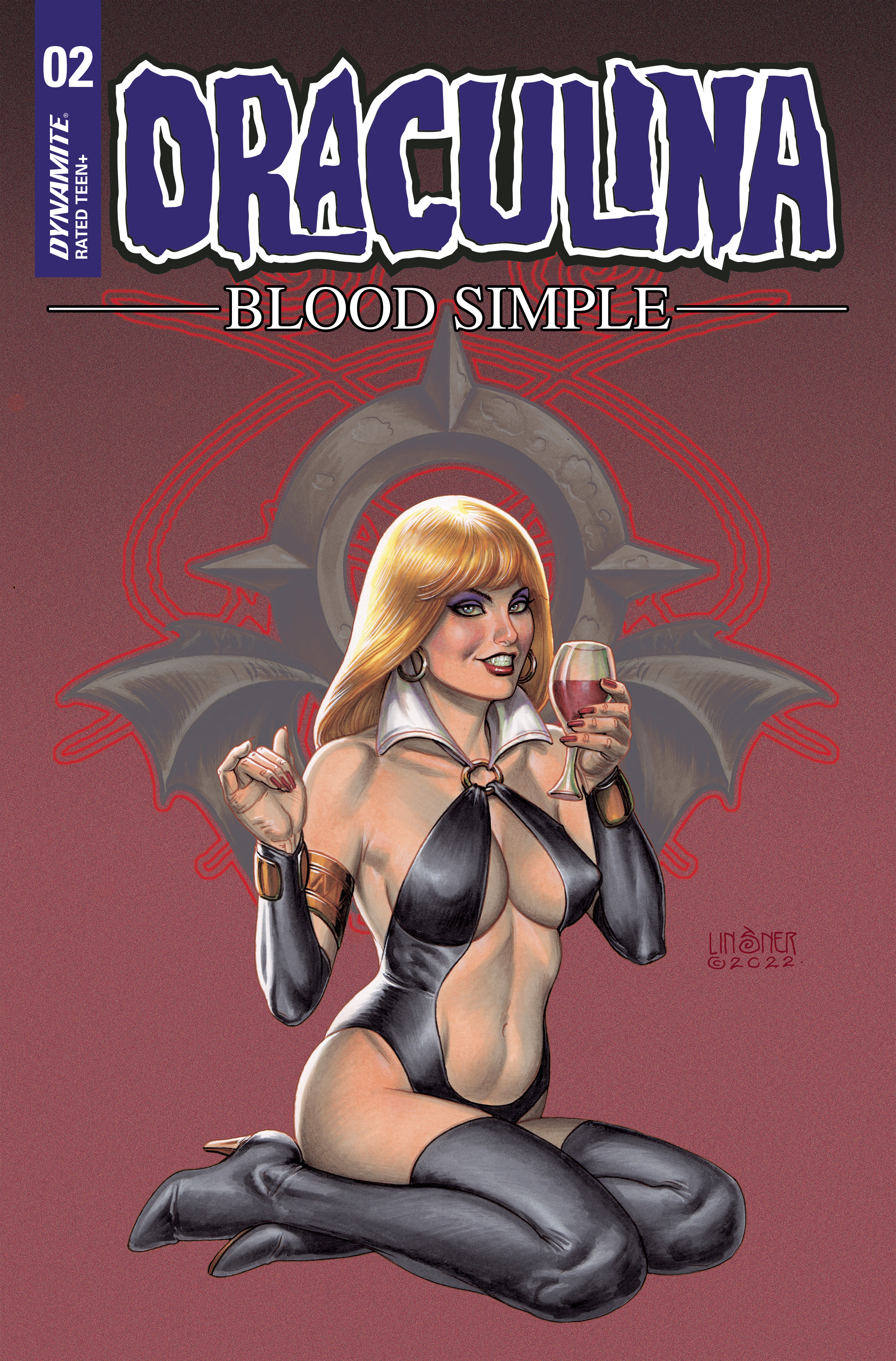 Draculina Blood Simple #2 Cover B Linsner