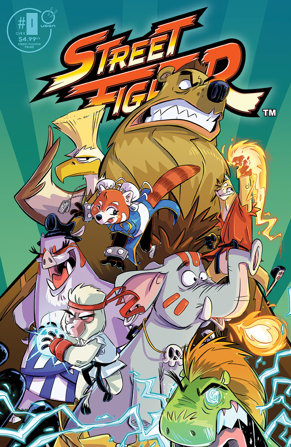 Street Fighter Prime #0 Cover E 1 for 5 Incentive Gordine