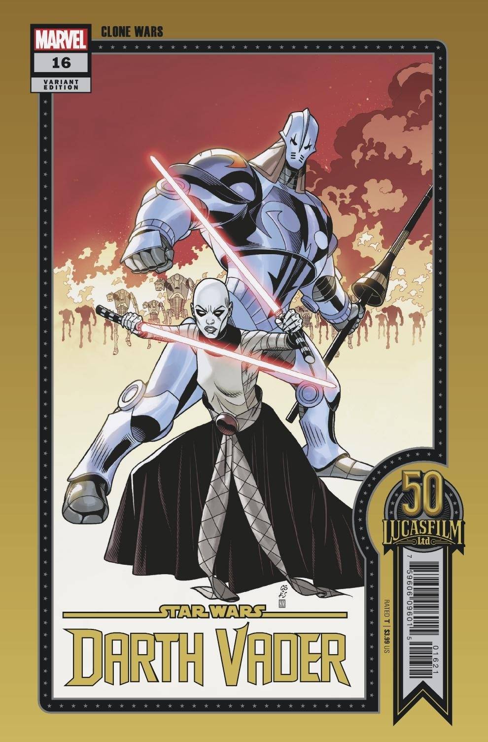Star Wars: Darth Vader #16 Sprouse Lucasfilm 50th Variant War of the Bounty Hunters (2020)