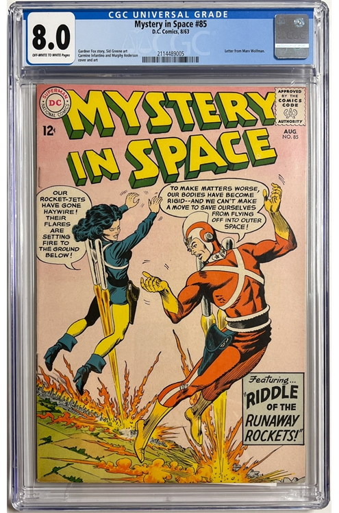 Mystery In Space #85 Cgc 8.0