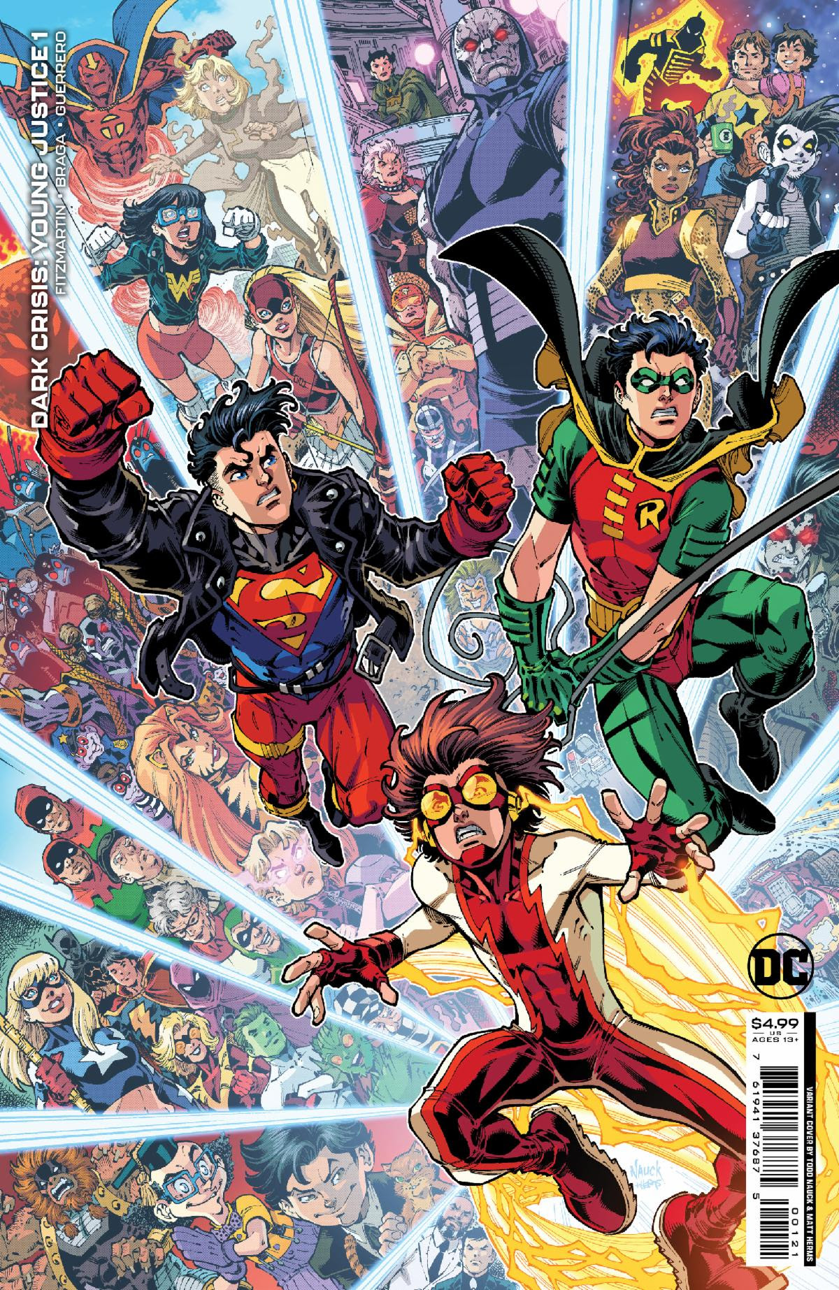 Dark Crisis Young Justice #1 Cover B Todd Nauck Card Stock Variant (Of 6)