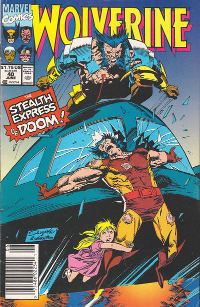Wolverine #40 [Newsstand] - Fn/Vf 7.0