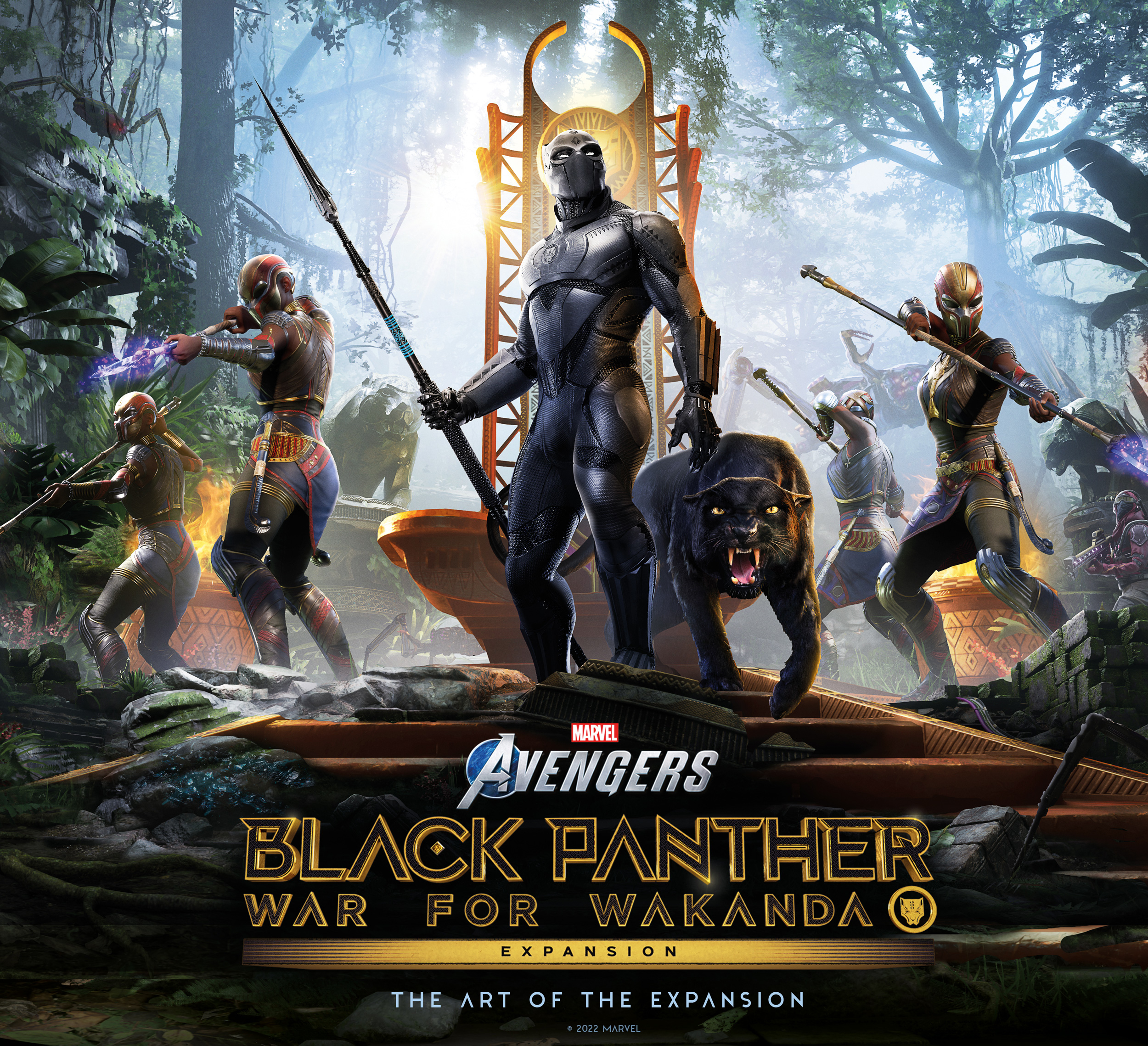 Marvels Avengers Black Panther War Art of Expansion Hardcover