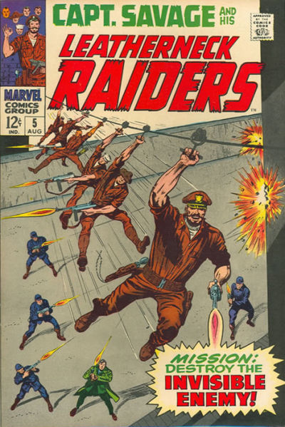 Capt. Savage And His Leatherneck Raiders #5-Very Fine (7.5 – 9)